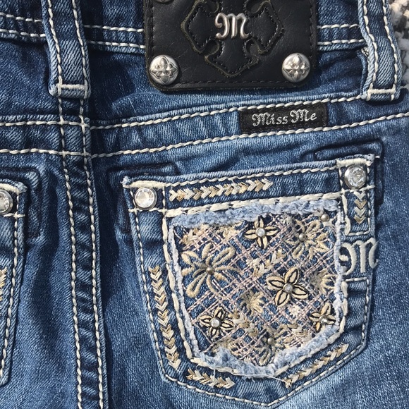 Miss Me Girls Capri Size 7 Very Nice - Picture 5 of 10